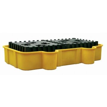 Containment Tub, 26 in ht, 67 in lg, 67 in wd, 400 gal, Polyethylene