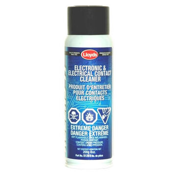Electrical Equipment Contact Cleaner, 8 oz Container, White