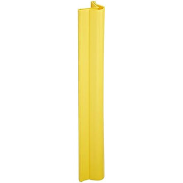 Protecteur d'angle, 5.8 pouce lg, 5.6 pouce hors tout, 42 pouce ht, jaune, polyéthylène