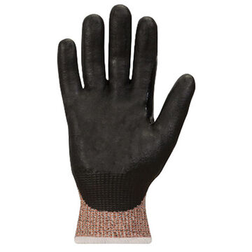 High Performance, Lint-free Cut Resistant Sleeve, Foam Nitrile Palm, Black/gray, Nitrile