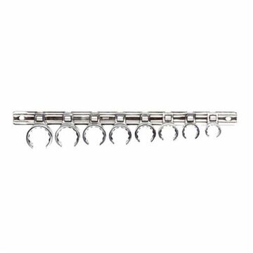 Flare Nut Crowfoot Wrench Set, 8 Pieces, Alloy Steel, Full Polish