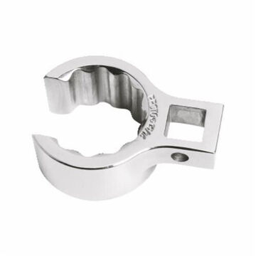 Flare Nut Crowfoot Wrench, 15/16 In, Single End, 12 Points, 2-3/8 In Lg, 3/8 In Drive