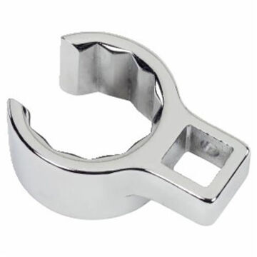 Flare Nut Crowfoot Wrench, 1-1/2 In, Single End, 12 Points, 3-7/16 In Lg, 1/2 In Drive