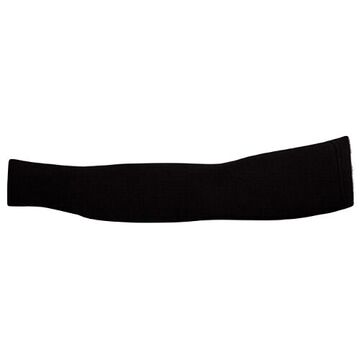 Without Thumbhole Cut Resistant Sleeve, One-fit, 18 In Lg, Protex Yarn, Black, Tubular Knit