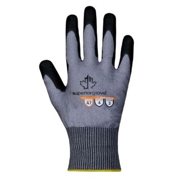 Economy Choice Cut Resistant Sleeve, Polyurethane Palm, Black, Gray, Tenactiv™