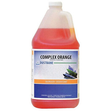 Dégraissant complexe, contenant de 4 litres, pichet, non parfumé, orange, liquide