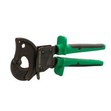 Ratchet ACSR Cutter, 400 mcm Copper, 600 mcm Aluminum Cable/Wire, 10.25 in lg, Cushioned Grip