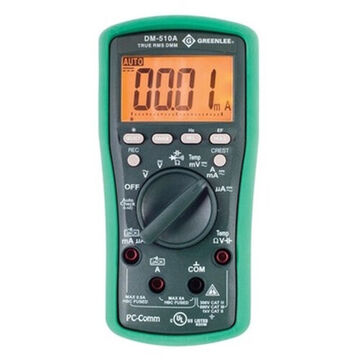 Multimètre numérique, 1000 VAC, 8 A, 600 ohm, 6/60/600 kohm, 6/60 Mohm, LCD rétroéclairé