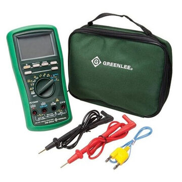 True RMS, Calibrated Digital Multimeter, 1000 VAC, 10 A, 10 to 50 Mohm, Backlit LCD