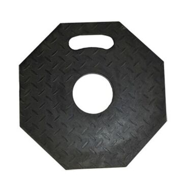 Octagon Shape Delineator Base, Rubber