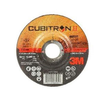 Straight Cut-Off Wheel, 4-1/2 in dia, 0.045 in thk, Ceramic Grain Abrasive