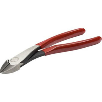 Diagonal Cutting Plier, Angled, 3/4 in L x 1-7/32 in W x 5/32 in THK Jaw, Forged Alloy Steel Jaw