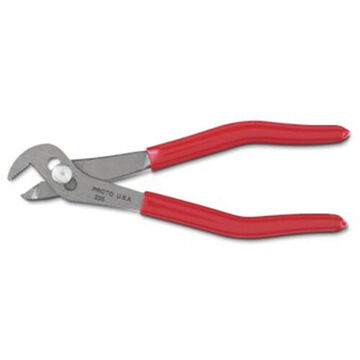 Midget Angle Nose Cutting Plier, 5/8 in, Straight, 3/4 in lg x 5/8 in wd x 11/64 in thk Jaw, Steel Jaw