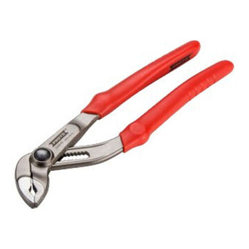 Lock Joint Cutting Plier, 2-1/4 in, V-Shape, 2-1/8 in lg x 1-7/64 in wd x 19/64 in thk Jaw, Steel Jaw