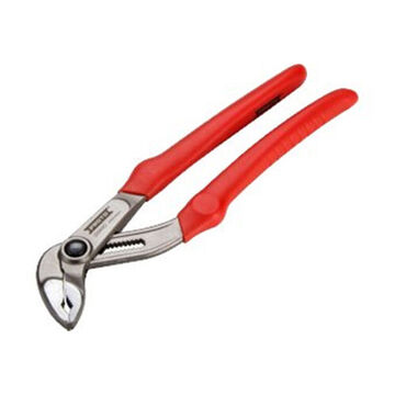 Lock Joint Cutting Plier, 3-1/4 in, V-Shape, 2-7/8 in lg x 1-3/8 in wd x 23/64 in thk Jaw, Steel Jaw
