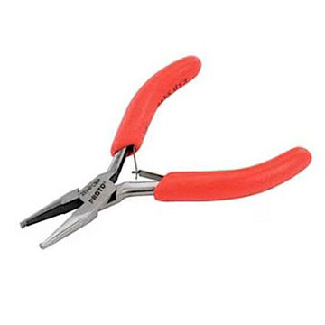 Precision Diagonal Cutter, Oval, 1/2 in wd x 1 in lg Jaw, Steel Jaw