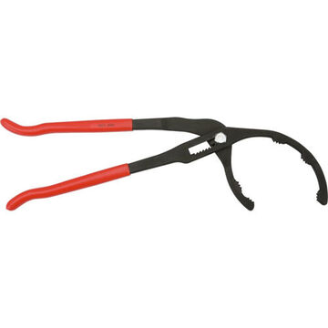 OIL FILTER Cutting Plier, 3-3/4 to 7 in, Adjustable, 7 in Jaw, Forged Alloy Steel Jaw