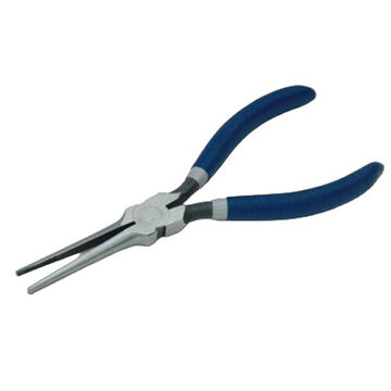 Long Cutting Plier, Needle Nose, 2-3/16 in L Jaw, Chrome Vanadium Steel Jaw