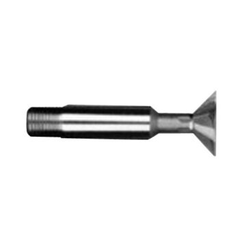 Dovetail Cutter, 1-1/4 in Cutter dia, 5/8 in Shank dia, Inverted Threaded, 2-15/16 in lg