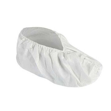 Disposable Shoe and Boot Cover, XL, 5-1/4 in ht, White, Elastic