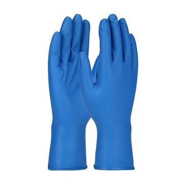 Gants jetables, Bleu, Nitrile