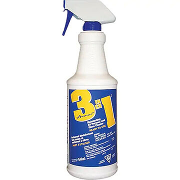Nettoyant désinfectant tout usage, contenant de 946 ml, flacon à gâchette, jaunâtre
