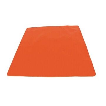 Square Drain Seal, Polyurethane, Orange