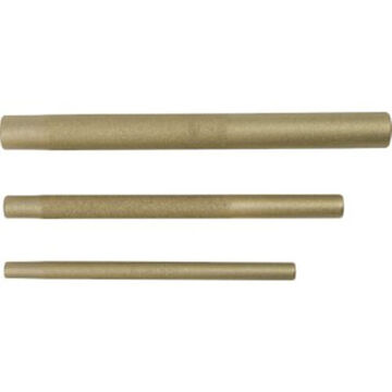 Parabolic Drift Punch Set, 1/2 to 3/4 in dia, 8 in lg, Brass