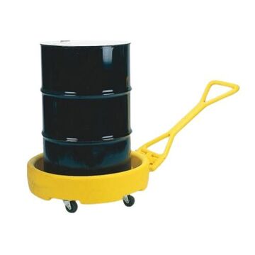 Tambour Bogie, PEHD, Jaune