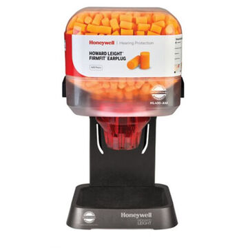 Dispenser Earplug, Foam, Orange