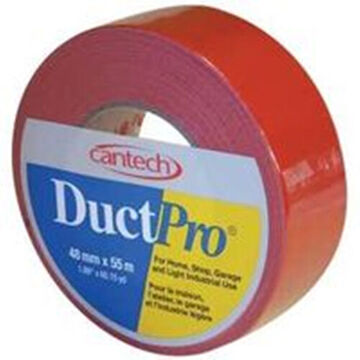 Duct Tape, 55 m lg, 48 mm wd, 8.5 mil thk, Red