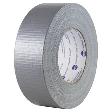 Medium Grade Duct Tape, 10 mil thk, Natural Rubber/Resin, Silver