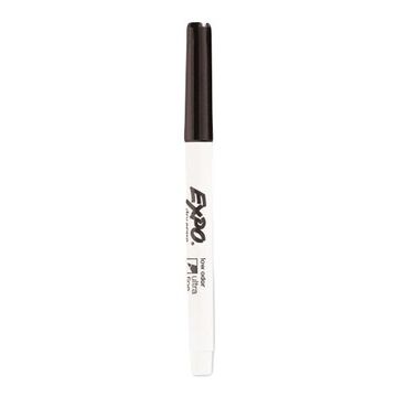 Low-Odor Dry Erase Marker, Black, Ultra Fine