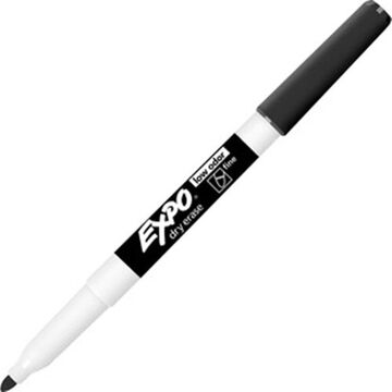 Low-Odor Dry Erase Marker, Black, Fine