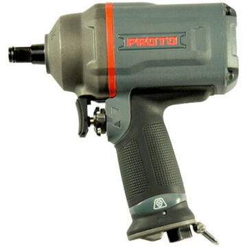 Air Drive Impact Wrench, 1/2 in Drive, 1160 bpm, 1260 ft-lb, 5.1 cfm
