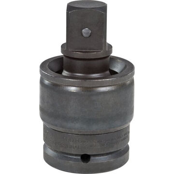 Universal Standard Length Drive Impact Universal Joint, Black Oxide, 1-1/2 in Drive, Steel, Black