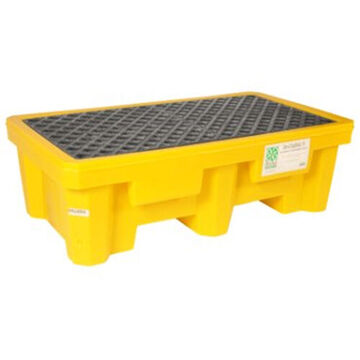 Ultra-Spill Drum Spill Pallet, 53 in lg, 29 in wd, 16.5 in ht, 2 Drums, 3000 lb