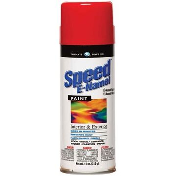 Economical Enamel Spray Paint, 16 oz Container, Liquid, Blue, 26 sq ft at 1/2 mil Practical, 13 sq ft at 1 mil Theoretical, 72 hr