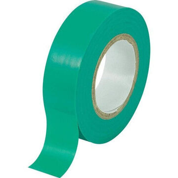 General Purpose Electrical Tape, 66 ft lg, 3/4 in wd, 7 mil thk, Green