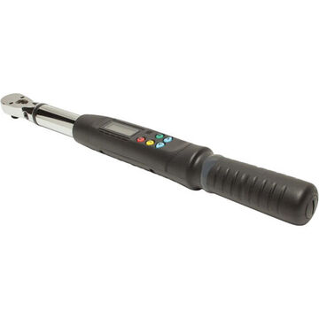 Electronic Torque Wrench, 3/8 in Drive, 60 to 1188 in-lb, Flexible, 0.1 Nm, 16-45/64 in lg