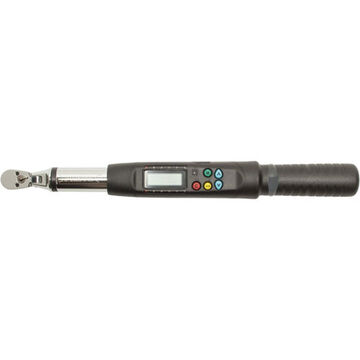 Electronic Torque Wrench, 1/4 in Drive, 13.2 to 264 in-lb, Flexible, 0.1 Nm, 15-19/32 in lg