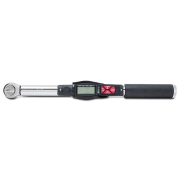 Electronic Torque Wrench, 1/4 in Drive, 25 to 250 in-lb, Fixed Ratching, 0.01 ft-lb/0.1 in-lb, 2--1/2 in lg