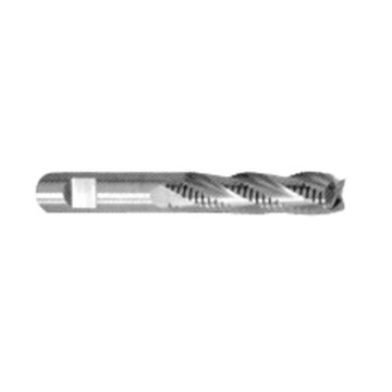 Long, Rip-r End Mill, 1/2 in Cutter dia, 2 in dp Cut, 4 Flutes, 1/2 in Shank dia, 4 in lg