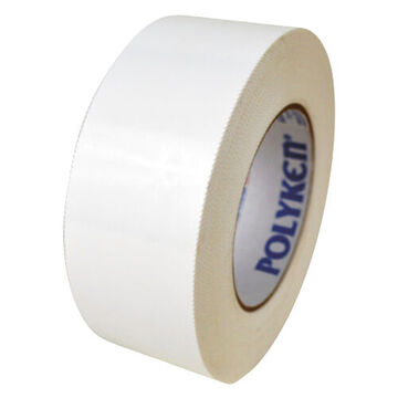 Ruban de film ignifuge, 55 m lg, 48 mm wd, 7 mil thk, Polyéthylène, Blanc