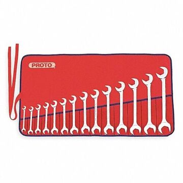 End Wrench Set, 10.80 in lg