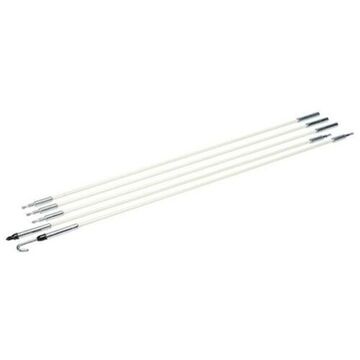 Mini Fishing Stick Kit, 200 LB Maximum Pulling Strength, Fiberglass, Clear, Green