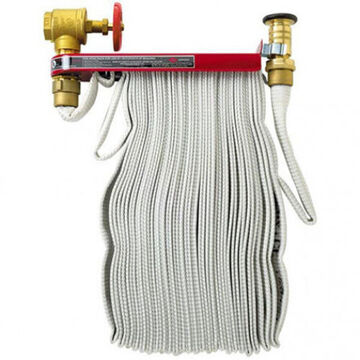 Single Jacke Fire Hose, 1-1/2 in Nominal, 50 ft lg