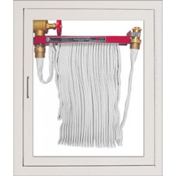 Single Jacke Fire Hose, 1-1/2 in Nominal, 50 ft lg