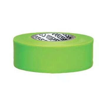 Ruban de signalisation, vert lime, 1 pouce wd, 125 pied lg