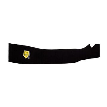 Sleeve Double-layer Fire And Cut-resistant, 22 In Lg, Protex® Fiber, Black, Tapered Kint